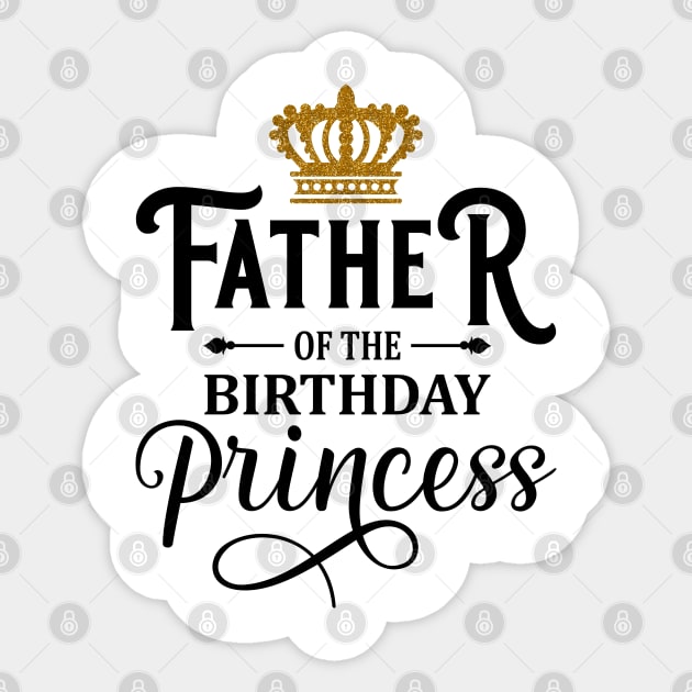 Dad of the birthday princess shirt deals